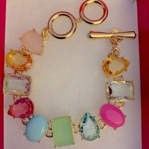 Talbots Rainbow Gem Bracelet